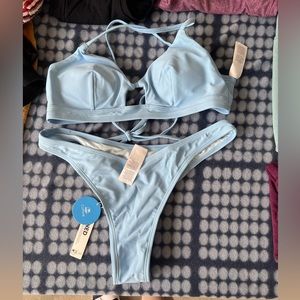 Light blue Cupshe Bikini